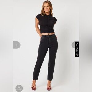 Abrand black 94 High Slim 90210 Size 27” Revolve black skinny jeans Vintage Slim